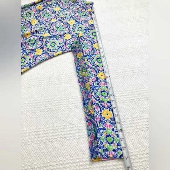 IBKUL Top Nora Print Long Sleeve Mock Neck 1/4 Zip UPF 50+, Size Small - Picture 14 of 16